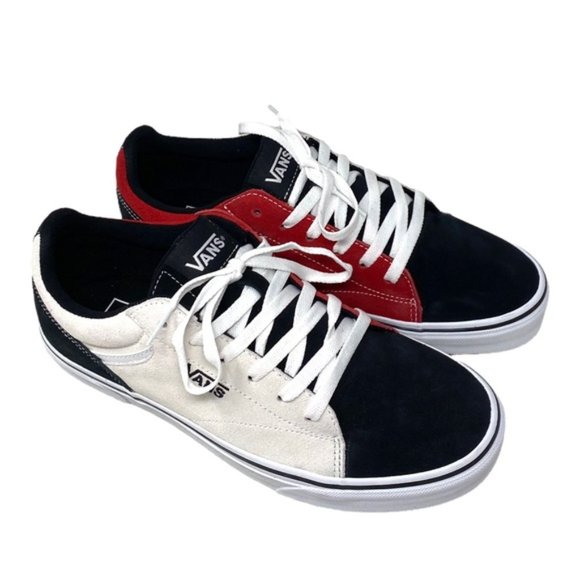 VANS Seldan Men's Shoe Sneakers Rally Suede Red Black Low Top Casual VN0A5HTZBA2 - Picture 6 of 12